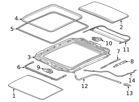 Roof for 2010 Saab 9-5 #0