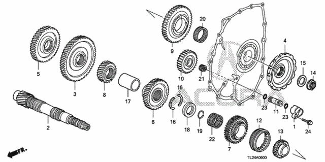 AT Countershaft for 2010 Acura TSX #0