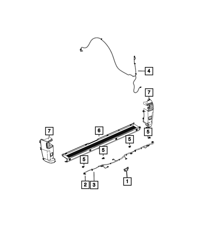 68722450AA - Electrical: Distance Sensor Wiring for Mopar Image image