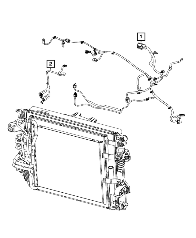 « 68504723AA –  : Module Avant Cablage pour Mopar Image »
