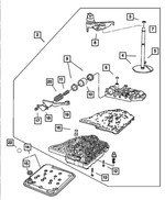 R5137566AB - Automatic Transaxle 4 Speed: Complete Valve Body for Chrysler: Pacifica, PT Cruiser, Sebring, Town &amp; Country, Voyager | Dodge: Caravan, Grand Caravan, Neon, Stratus Image