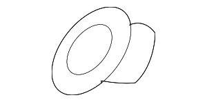 8D1955746 - Body: Wiper Frame Spacer for Audi Image