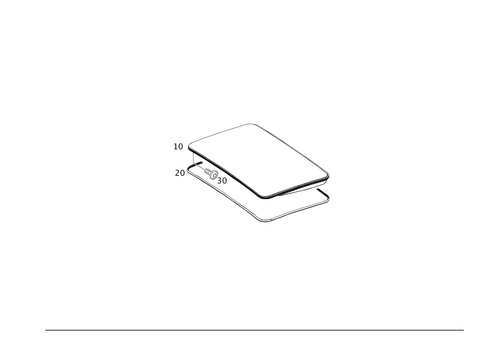 Tilting/Sliding Roof Cap for 2014 Mercedes-Benz C350 #0