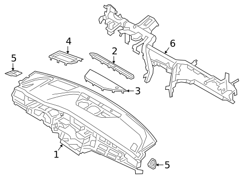Instrument Panel for 2021 Genesis G70 #0