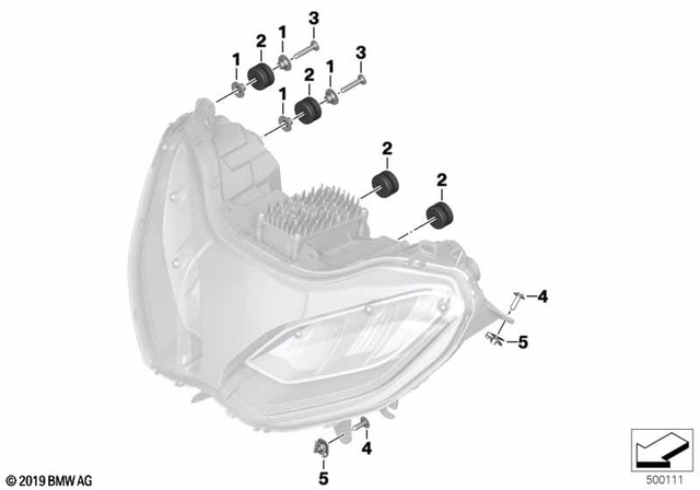 63127727887 - Lights: Collar Bush - 18X6.1X8-ZNNIV for BMW-Motorrad Image