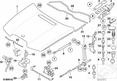 Hood for 2004 BMW 760i #0