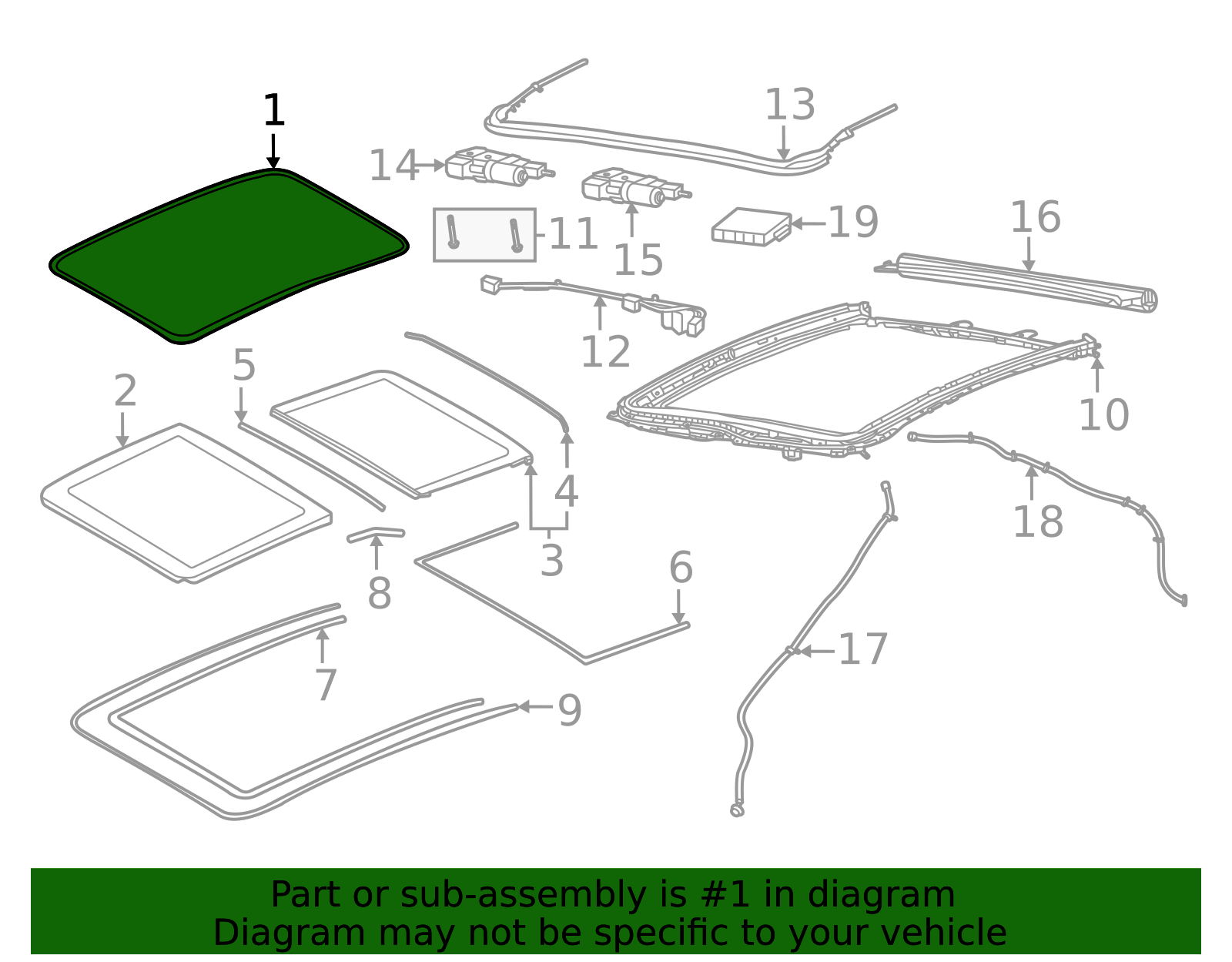 2015-2026 Porsche Macan Surround Weather-Strip 95B-877-459-B | Parts