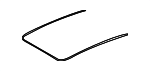 95C877460 - Body: Outer Weather-strip for Porsche Image