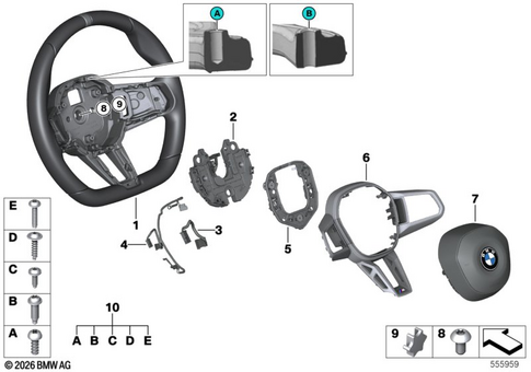 Steering Wheel for 2023 BMW M5 #0