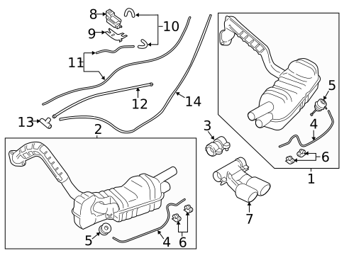 Exhaust Components for 2014 Porsche Cayman #0