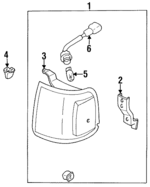 8944345683 - : Side Marker Lamp for Honda Image