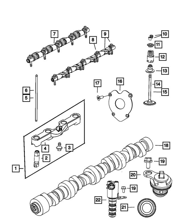 6509208AA - 6.4L Gas; Engine: Hex Flange Head Bolt, Mounting for Mopar Image