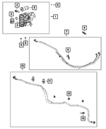68154966AA - Emission Controls: Vapor Canister Hose for Chrysler: 200 | Dodge: Dart | Jeep: Cherokee Image