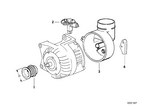 12311432988 - Engine Electrical System: Pulley Alternator for BMW Image