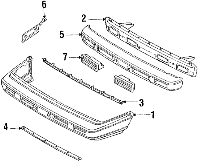 6224261A00 - : Cover Retainer for Nissan Image
