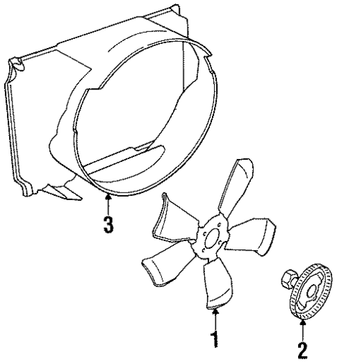 Cooling Fan for 1995 Lincoln Town Car #0