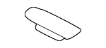 5611530120 - Body: Windshield Stopper for Toyota Image