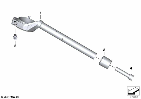 Motorcycle Handlebars for 2016 BMW-Motorrad S 1000 RR #0