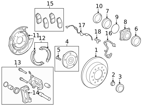 Anti-Lock Brakes for 2018 Toyota Sequoia #1