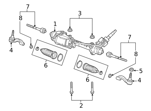 Steering, Gear & Related Components for 2022 Chevrolet Camaro #0