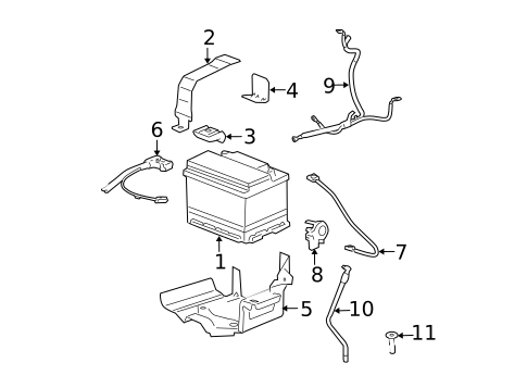 Battery for 2008 Chevrolet Cobalt #0