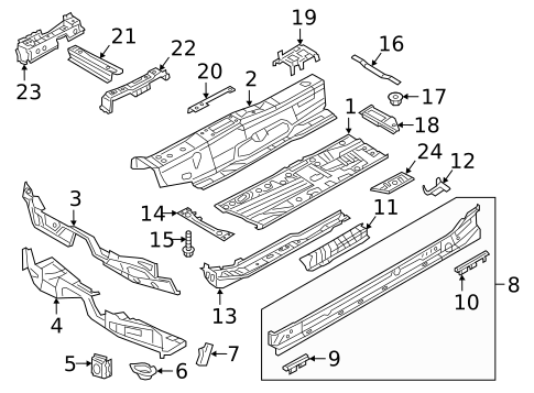 Floor for 2020 Volkswagen Golf #0