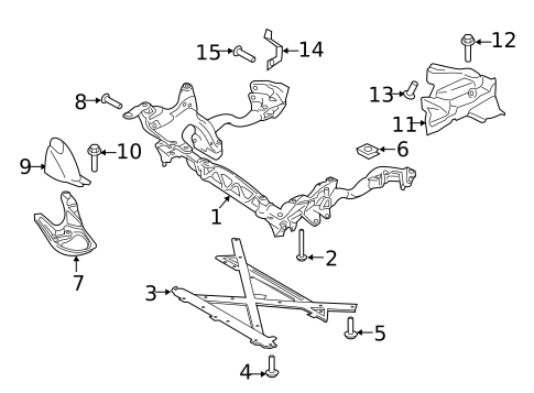Suspension Mounting for 2016 Porsche Macan #0