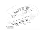 2126902000 - Trim and Lining: Trim Bar for Mercedes-Benz Image