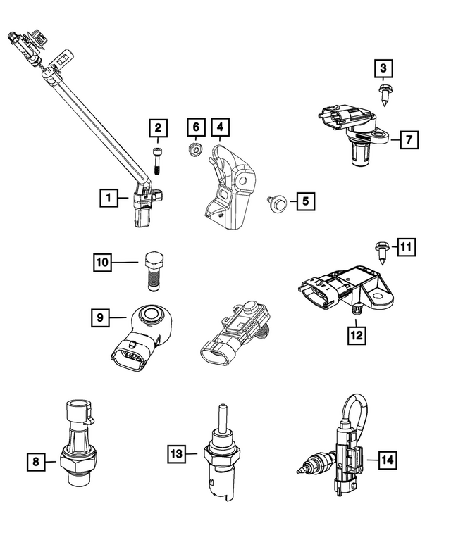 6106002AA - Electrical: Hex Flange Head Bolt for Mopar Image