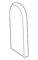 553910R010 - Body: Upper Dash Panel Cushion for Toyota: RAV4 Image