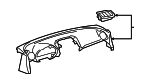 5530242908B0 - Body: Upper Dash Panel for Toyota: RAV4 Image