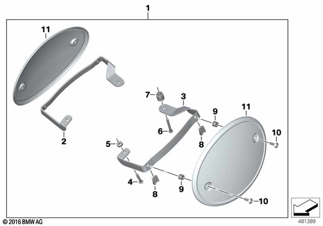 77318564991 - Design: Spacer Bush - D=12X9.25 for BMW-Motorrad Image