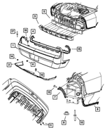 68039501AB - : Rear Lower Fascia for Dodge: Challenger Image