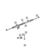 52089292AB - Steering: Rack And Pinion Steering Gear for Jeep: Grand Cherokee Image