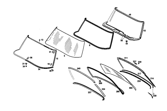 1006780420 - : Sealing Frame for Mercedes-Benz Image