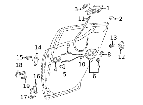 Rear Door for 2021 Toyota C-HR #2