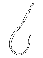 6973010020 - Body: Lock Cable for Toyota: C-HR Image