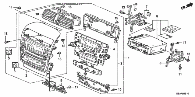 Center Module for 2008 Acura TSX #0