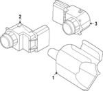 99310AR100CA - Body: Park Sensor for Hyundai: Elantra, Elantra N Image