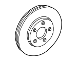 YF1Z1125AA - Brakes: Rotor for FORD Image