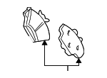 F4DZ2001B - Brakes: Disc Brake Pad Set for Ford: Taurus | Mercury: Sable Image