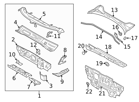 Cowl for 2017 Audi A3 Sportback e-tron #0