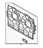8K0121207A - Cooling System: Shroud for Audi Image
