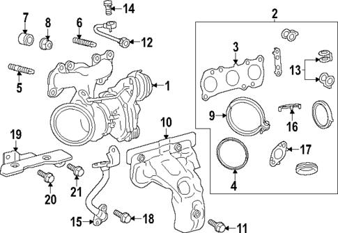 Turbocharger & Components for 2025 Toyota GR Corolla #0