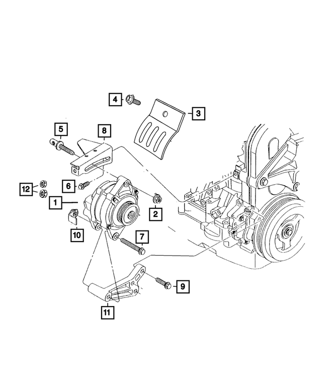 R4794222AD - : Engine Generator, Remanufactured for Mopar Image