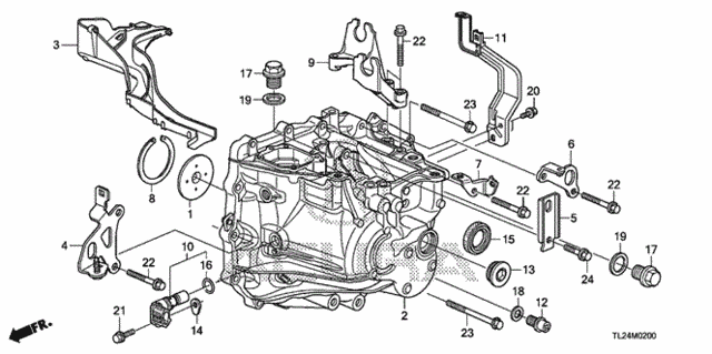 MT Transmission Case for 2010 Acura TSX #0