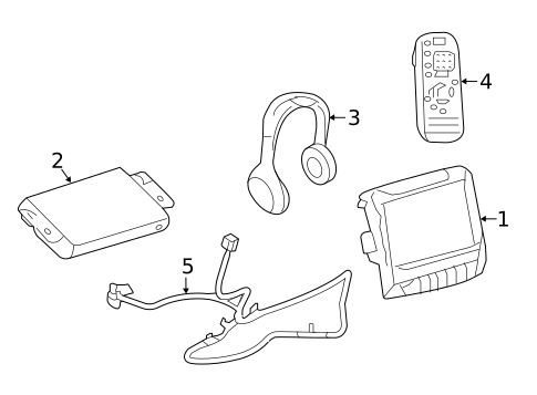 Entertainment System Components for 2012 Lincoln MKT #0