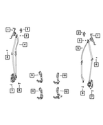 1DS78HL5AA - Restraints: Adjustable Turning Loop Cover for Mopar Image