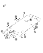 68255471AA - Interior Trim: Z-axis Clip for Fiat: 500X | Jeep: Renegade Image
