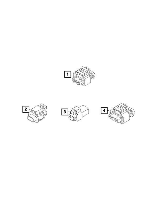 68119748AA - Electrical: Electrical Connector for Mopar Image